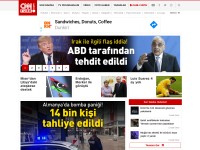 Desktop screenshot for cnnturk.com
