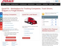 Desktop screenshot for quicktransportsolutions.com