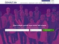 Desktop screenshot for gehalt.de