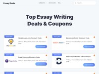 Desktop screenshot for essay.deals