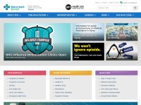 Desktop screenshot for albertahealthservices.ca