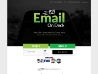 Desktop screenshot for emailondeck.com