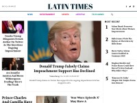 Desktop screenshot for latintimes.com