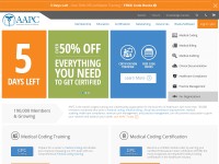 Desktop screenshot for aapc.com
