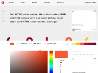 Desktop screenshot for htmlcolorcodes.com