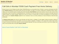 Desktop screenshot for modelsofmumbai.com