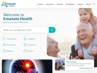 Desktop screenshot for emanatehealth.org