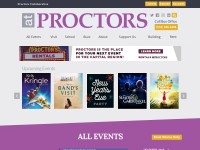 Desktop screenshot for proctors.org