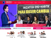 Screenshot of ibero.mx