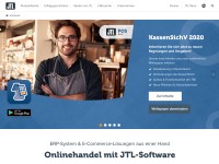 Desktop screenshot for jtl-software.de
