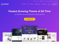 Desktop screenshot for wpastra.com