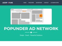 Desktop screenshot for adspop.me