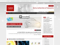 Desktop screenshot for cea.fr
