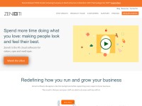 Desktop screenshot for zenoti.com