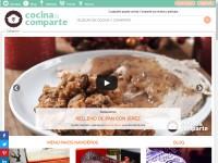 Desktop screenshot for cocinaycomparte.com