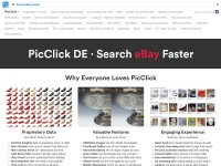 Desktop screenshot for picclick.de