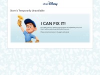 Desktop screenshot for disneystore.com