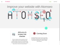 Desktop screenshot for atomseo.com