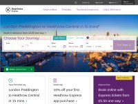 Desktop screenshot for heathrowexpress.com