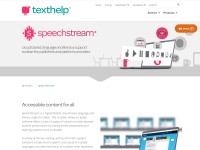 Desktop screenshot for speechstream.net