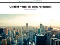 Desktop screenshot for alquilerventadepartamentos.wordpress.com