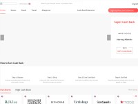Desktop screenshot for gocashback.com