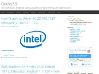 Desktop screenshot for geeks3d.com
