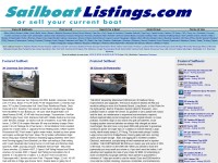 Desktop screenshot for sailboatlistings.com