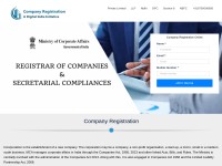 Desktop screenshot for companyregistrationonline.in