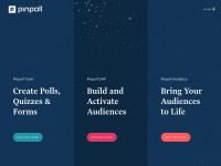 Desktop screenshot for pinpoll.com