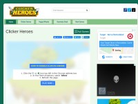 Desktop screenshot for clickerheroes.co