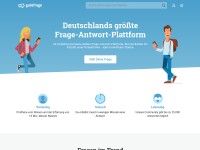 Desktop screenshot for gutefrage.net