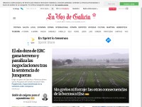 Desktop screenshot for lavozdegalicia.es