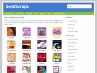 Desktop screenshot for sendscraps.com