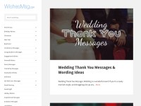 Desktop screenshot for wishesmsg.com