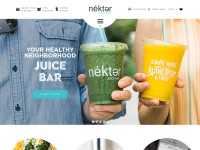 Desktop screenshot for nekterjuicebar.com
