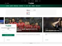 Desktop screenshot for tudn.com