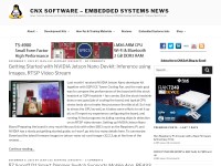Desktop screenshot for cnx-software.com