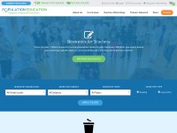 Desktop screenshot for populationeducation.org