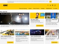 Desktop screenshot for adac.de