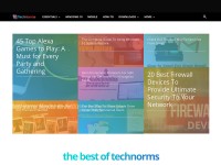 Desktop screenshot for technorms.com