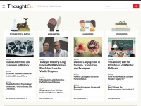 Desktop screenshot for thoughtco.com