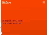 Desktop screenshot for akingump.com