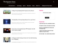 Desktop screenshot for thereportertimes.com
