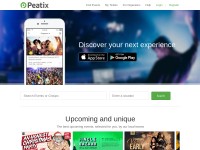 Desktop screenshot for peatix.com