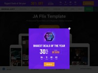 Desktop screenshot for joomlart.com