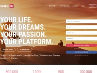Desktop screenshot for stage32.com