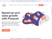 Desktop screenshot for firepush.io