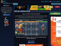 Desktop screenshot for cryptomininggame.com