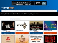 Desktop screenshot for theatermania.com